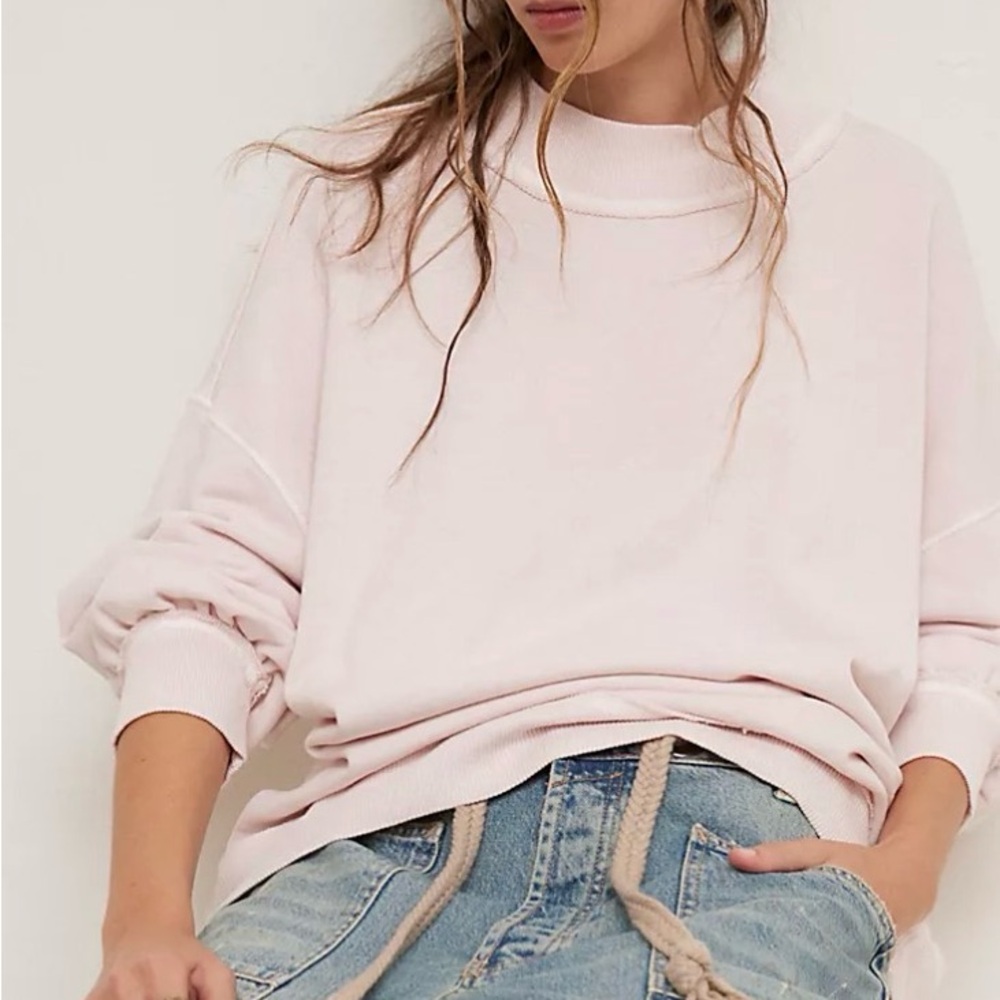 We The Free Light Pink Sweatshirt